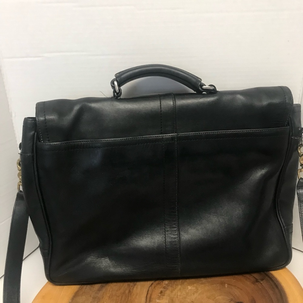 Coach Leather Briefcase Laptop Bag Gem